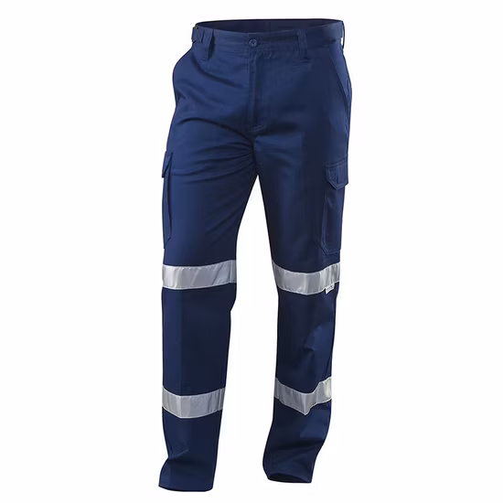 Pantaloni cargo personalizzati Pantaloni cargo da uomo lunghi tinta unita Pantaloni cargo blu navy Anti