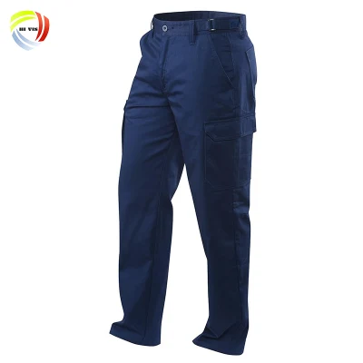 Pantaloni cargo personalizzati Pantaloni cargo da uomo lunghi tinta unita Pantaloni cargo blu navy Anti